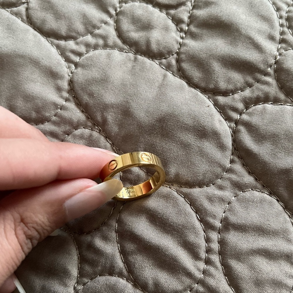 Gold love Ring